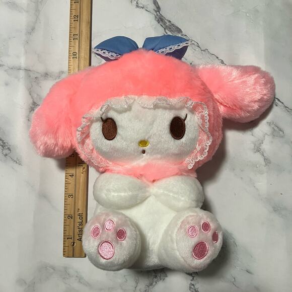 My Melody Cinnamoroll Sanrio Plush 10” Nakajima Hello Kitty Kawaii Cute Japanese - Picture 2 of 5